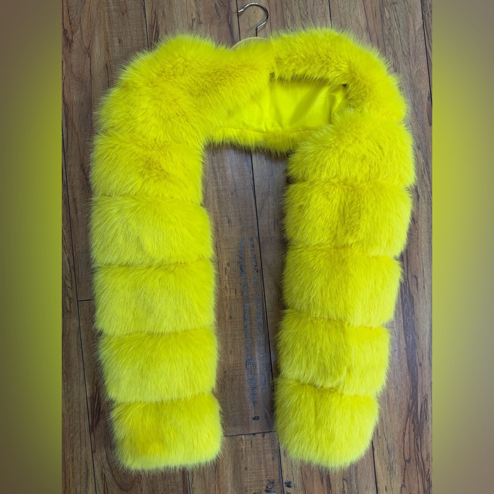 Faux Fur Bolero Puffer Fur - Picture 14 of 16
